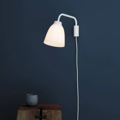 Afbeelding van FRITZ HANSEN Caravaggio wandlamp glas opaal