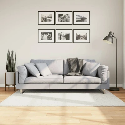 Afbeelding van vidaXL Vloerkleed OVIEDO laagpolig 120x120 cm crèmekleurig