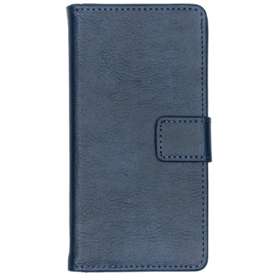 Afbeelding van Samsung Galaxy A40 Hoesje Kunstleder iMoshion Bookcase Donkerblauw Telefoonhoesje