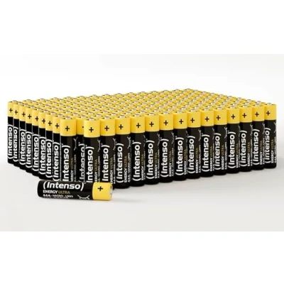 Afbeelding van Intenso Energy Ultra AAA Micro LR03 alkaline batterijen 150 stuks, geel zwart
