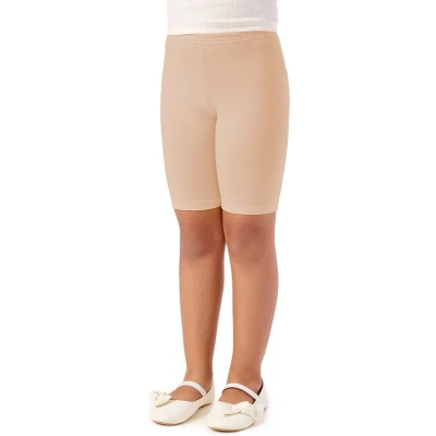 Afbeelding van Merry Style MS MS10 227 LE Meisjes Leggings Sport Vrijetijdsbroek Kort Katoen Sporbroek Yogabroek Zand 140