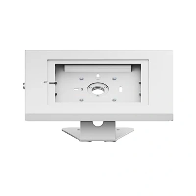 Afbeelding van PureMounts® Tablethouder met afsluitbare stalen behuizing voor iPad 5/6/7/8/9/iPad Air 9,7 inch/10,5 inch/10,9 inch/iPad 9,7/10,5/11 inch en Samsung Tab A 10,1 (2019) / A7 S6 Lite 10,4 inch,