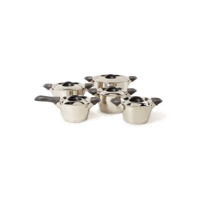 Afbeelding van BK Q Linair Classic pannenset 5 delig Zilver