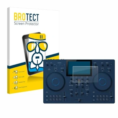 Afbeelding van BROTECT Screenprotector voor AlphaTheta OMNIS Duo Folie Beschermfolie Beschermglas transparant