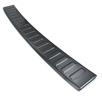 Afbeelding van tuning art L383 Roestvrijstalen Achterbumperprotector voor VW Passat B8 Combi FL, Kleur:Antraciet