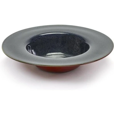 Afbeelding van Serax Terres De Rêves By Anita Le Grelle Pastabord Ø21,3 Dark Blue/rust