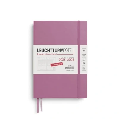 Afbeelding van LEUCHTTURM1917 372635 Academische weekplanner medium (A5) 2026, 18 maanden 07.2025 12.2026, hardcover, Dusty Rose, Duits