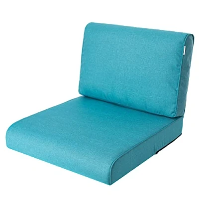 Afbeelding van PillowPrim kussen voor rotan stoel outdoor zitkussen meubels blauw 60 x cm