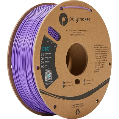 Afbeelding van Polymaker POLYLITE™ PLA PRO 3D filament Purple Jam free 1.75 mm 1KG