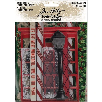 Afbeelding van Idea ology Tim Holtz Christmas 2024 Baseboards + Transparencies (TH94407)