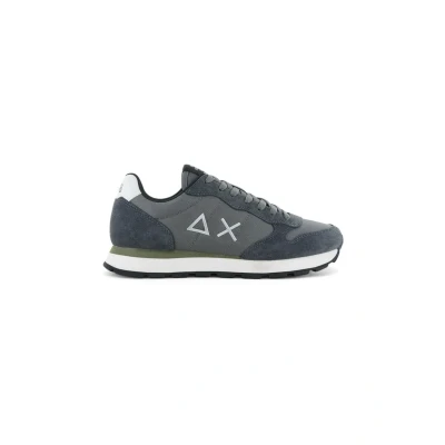 Afbeelding van Sun68 Heren Lage sneakers Tom Solid Grijs Suède Maat 45