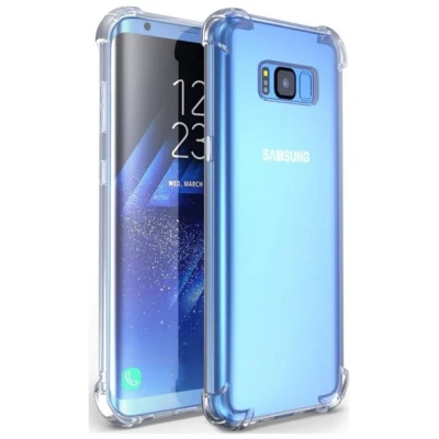 Afbeelding van Samsung Galaxy S8 Hoesje Siliconen en TPU (zacht) iMoshion Softcase/Backcover Transparant Telefoonhoesje