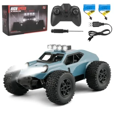 Afbeelding van Comius Sharp Op afstand bestuurde auto, auto met afstandsbediening, 1/20, 25 km/u, monstertruck, vierwielaandrijving, terreinvoertuig ledverlichting, cadeau voor kinderen van