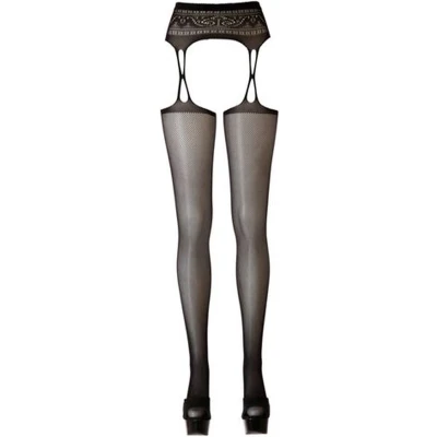 Afbeelding van Zwarte Jarretelpanty Cottelli Collection