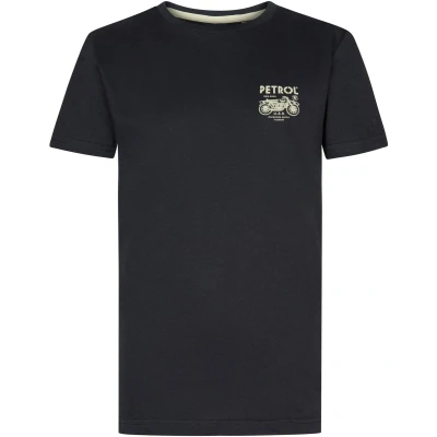Afbeelding van Petrol Industries Jongens Backprint T shirt Bayfront Zwart Maat 104