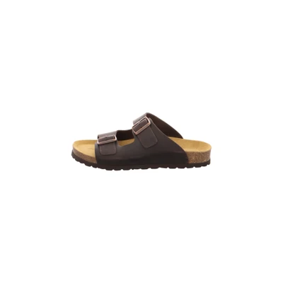 Afbeelding van Natural Sense mannen pantoffels muiltjes sandalen leer bruin 1152527