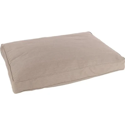Afbeelding van &quot;Comfortabel hondenkussen van Gerecycleerd Materiaal taupe&quot; Taupe / 100cm x 70cm 12cm