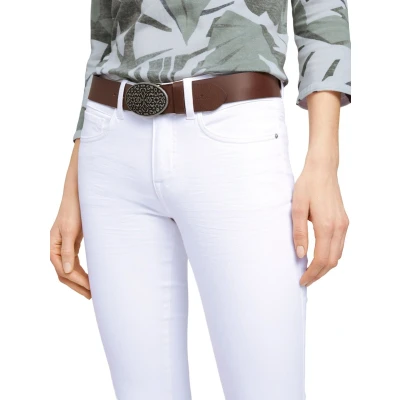 Afbeelding van TOM Tailor Taylor Riem, Dames, Maat: 85, Light brown uni