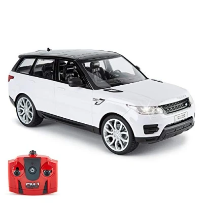 Afbeelding van CMJ RC Cars Officieel gelicenseerde afstandsbediening Range Rover Sport in 30CM schaal 1:14 witte kleur