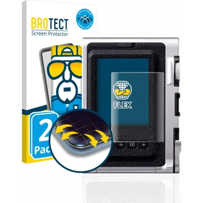 Afbeelding van BROTECT Screenprotector voor Fujifilm Instax Mini Evo Folie Beschermfolie transparant volledig dekking (2 Stuks)