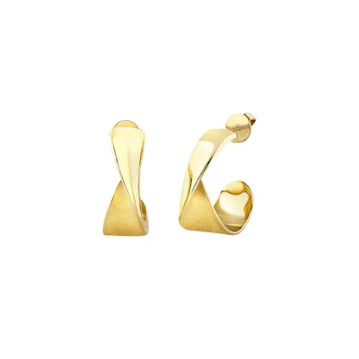 Afbeelding van Breil Retwist Oorbellen goldcoloured, Dames, Maat: One Size, Gold/coloured