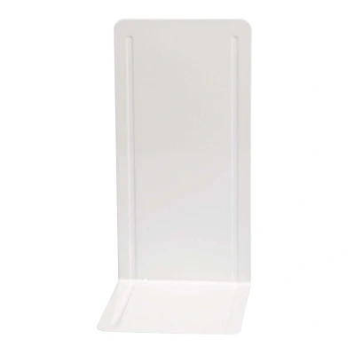 Afbeelding van Maul Ordner Boekensteun Metaal 24x12x24cm Set Van 2 Stuks Wit