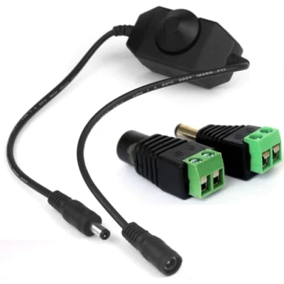 Afbeelding van Taikuwu DC 12V 24V 6A PWM dimmer schakelaar controller voor SMD 5050 3528 2835 5630 LED strips en andere verlichting apparaten
