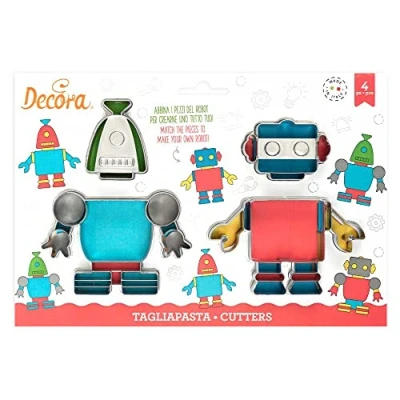Afbeelding van Koekjes Uitsteker Robot Set/4