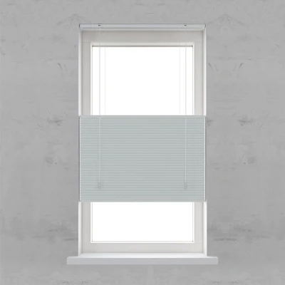 Afbeelding van Plisségordijn honingraat 25mm Smart top down bottom up verduisterend Light grey 180x180cm (Grijs)