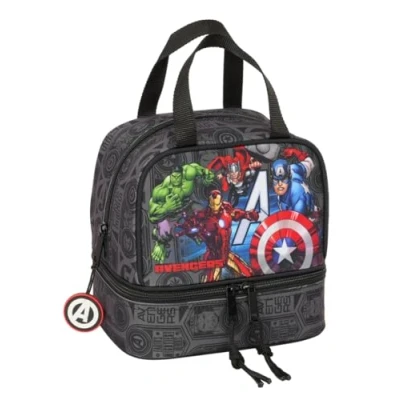 Afbeelding van Lunchtrommel The Avengers Vendetta Zwart 20 x 15 cm