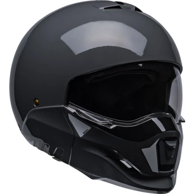 Afbeelding van Bell Broozer Duplet Solid Gloss Nardo Gray L Maat Helm