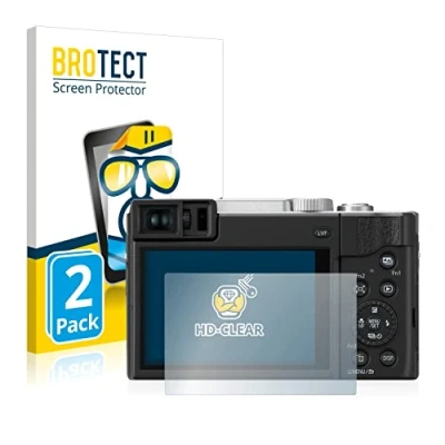 Afbeelding van BROTECT Screenprotector voor Panasonic Lumix DC TZ95 Folie Beschermfolie transparant (2 Stuks)