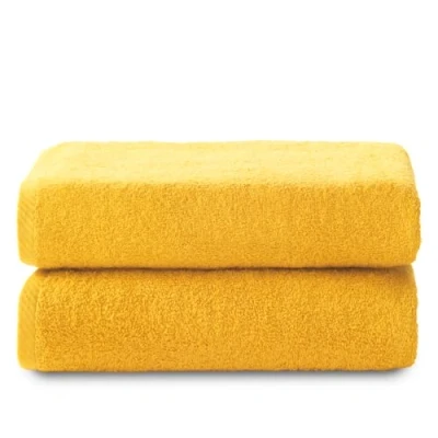 Afbeelding van Top Towel Plus grote badhanddoeken 2 70 x 140 cm 100% katoen goud
