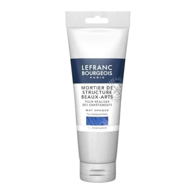 Afbeelding van Lefranc &amp; Bourgeois 300675 Künstler Modellier /Strukturpaste, für Impastoeffekte, matt, opak, kann mit Acrylfarben gemischt werden, 250ml Tube, Transparent
