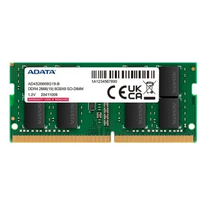 Afbeelding van ADATA AD4S26668G19 SGN geheugenmodule 8 GB DDR4 2666 MHz