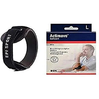 Afbeelding van Actimove Episport elleboogbandage maat L (1 st)