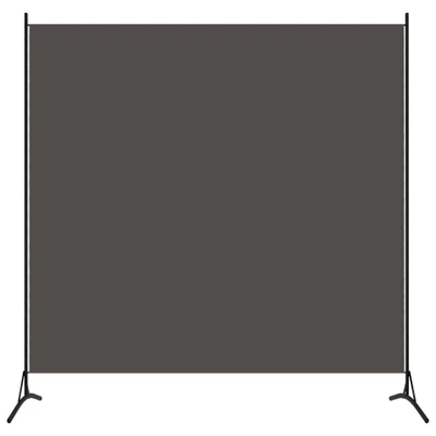 Afbeelding van vidaXL Kamerscherm met 1 paneel 175x180 cm antraciet