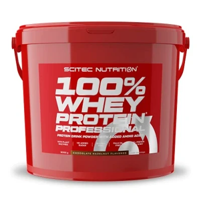 Afbeelding van Scitec Nutrition 100% Whey Protein Professional (Chocolate/Hazelnut 5000 gram) Eiwitshake Eiwitpoeder Eiwitten Proteine poeder