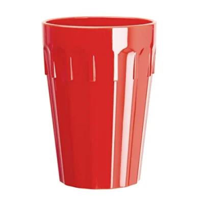 Afbeelding van Olympia Kristallon polycarbonaat bekers 26cl rood (12 stuks)