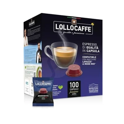Afbeelding van Lollo Caffè Nero Espresso Cups voor Lavazza A Modo Mio (100 cups)