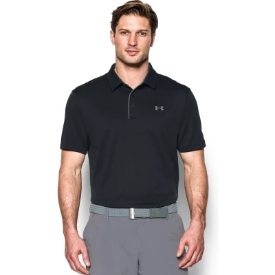 Afbeelding van Under Armour Poloshirt, Heren, Maat: XS, Black/graphite