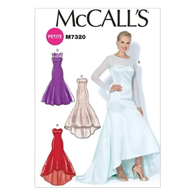 Afbeelding van Mccall&#039;s Patronen 7320 E5, Miss Petite jurken, maten 14 22, (14 16 18 20 22)
