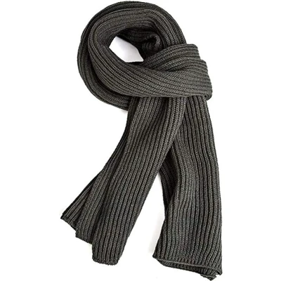 Afbeelding van Warme Herfst en Winter Sjaal, Unisex Pure Kleur Neck Warm Breien Garen Sjaal