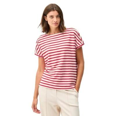 Afbeelding van Cecil Tshirt print, Dames, Maat: Large, Rot