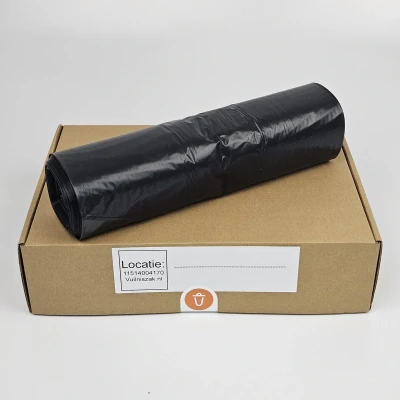 Afbeelding van Afvalzak Powersterko HDPE T25 70x110cm 120L transparant