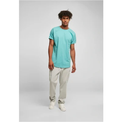 Afbeelding van Urban Classics LONG Shaped Turnup Tshirt basic, Heren, Maat: Medium, Glass