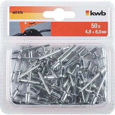 Afbeelding van KWB Popnagels 4,8 x 8,0 mm 50 stuks 407478