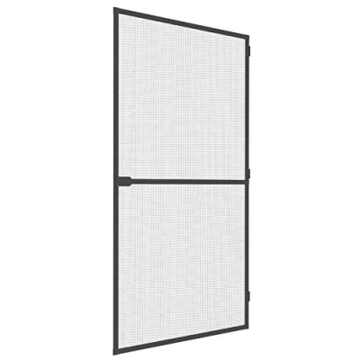 Afbeelding van Mosquito Stop Insectenwerende deur, insectenbescherming, framedeur, hordeur, spanframedeur, individueel in te korten, antraciet, 100 x 210 cm, 23665
