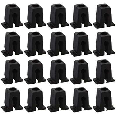 Afbeelding van ECSiNG 50 STKS Interieur Wielboog Voering Moer Clips Auto Trim Clip Retainers 811807577C A0019884681 Plastic Compatibel met Audi Skoda VW Golf Corrado Zwart