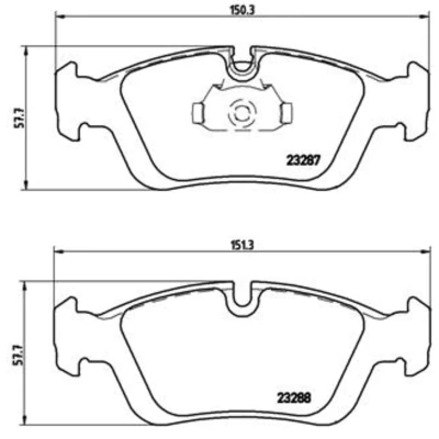 Afbeelding van Brembo Remblokset P 06 024